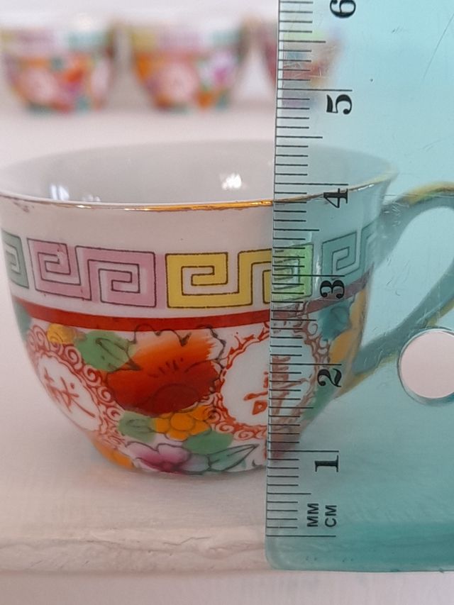 Set da Sakè Vintage Porcellana