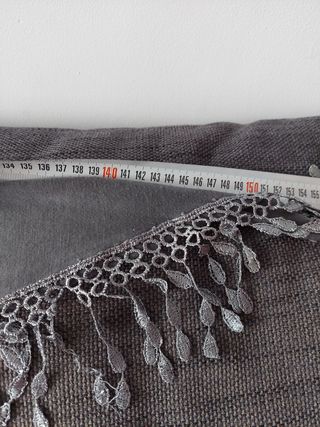 Mantón gris flamenca/ sevillana