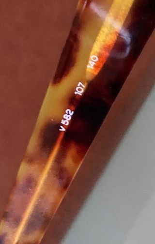 VALENTINO GAFAS VINTAGE AGATADAS MARRON TORTUGA