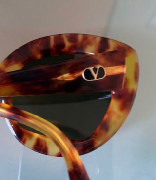 VALENTINO GAFAS VINTAGE AGATADAS MARRON TORTUGA