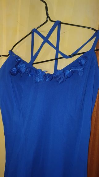 Vestido fiesta azul