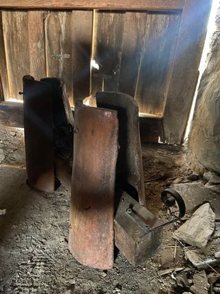 Lámpara rústica con Teja árabe