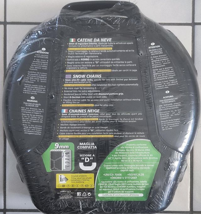 Catene da neve misura 7