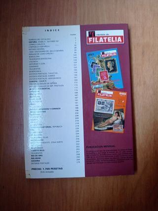 catálogo unificado de sellos 1991 edifil