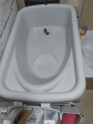 bañera cambiador bebé