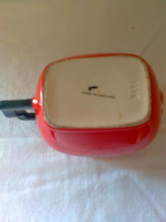 Vintage Haig Scotch Whiskey Red Jug Made in Englan