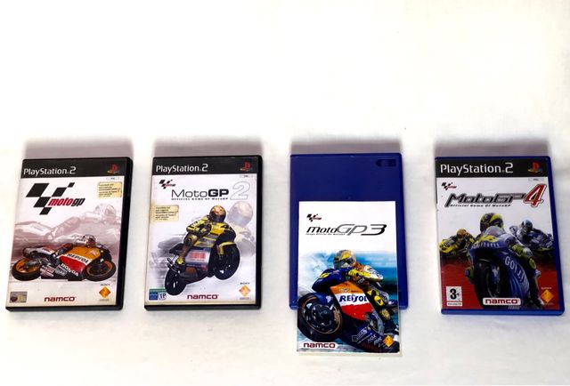 MotoGP, MotoGP2, 3 y 4, PS2