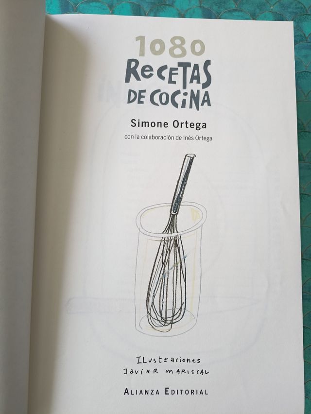 Libro recetas Simone Ortega