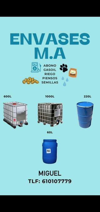 Depósitos ibc de 1000 litros