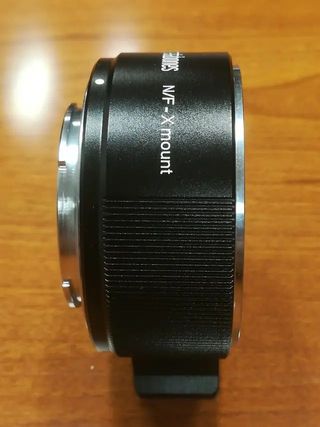 Adaptador objetivos Nikon F en cámaras Fujifilm X