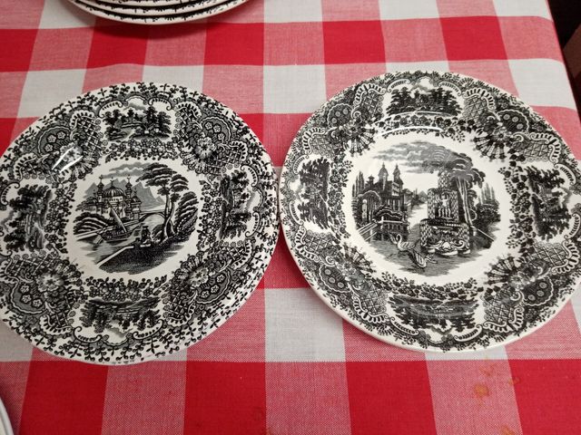 Platos Hondos Vajilla Cartuja Roja Vajilla La Cartuja 15 Platos