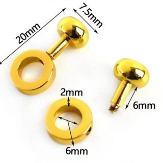 Un 1 tornillo o herraje para bolso