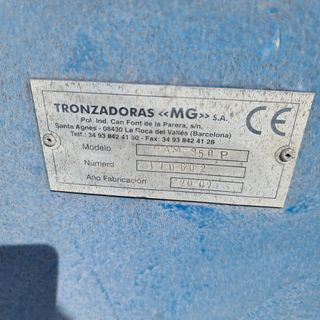 Tronzadora MG modelo SAM 350