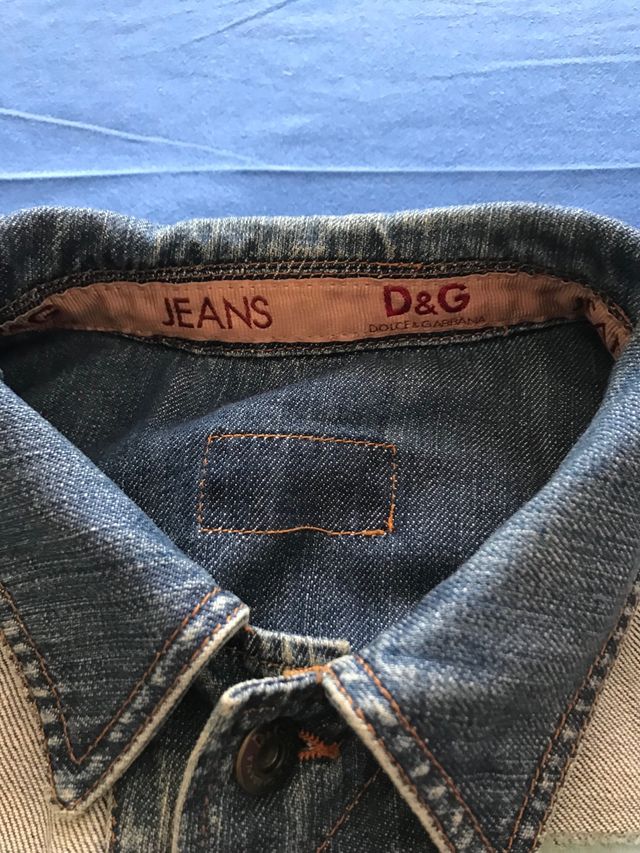 Gilet Jeans Dolce e Gabbana double Face vintage