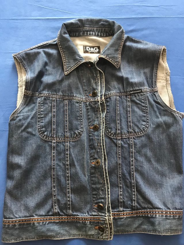 Gilet Jeans Dolce e Gabbana double Face vintage