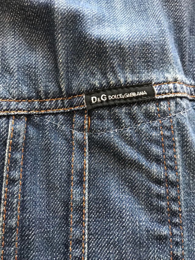 Gilet Jeans Dolce e Gabbana double Face vintage