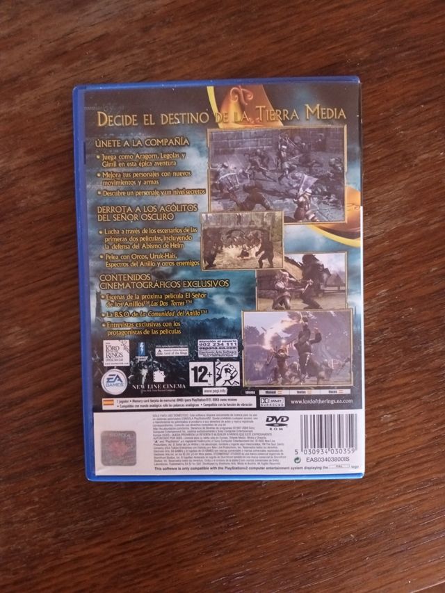 El Señor De Los Anillos Las Dos Torres ps2
