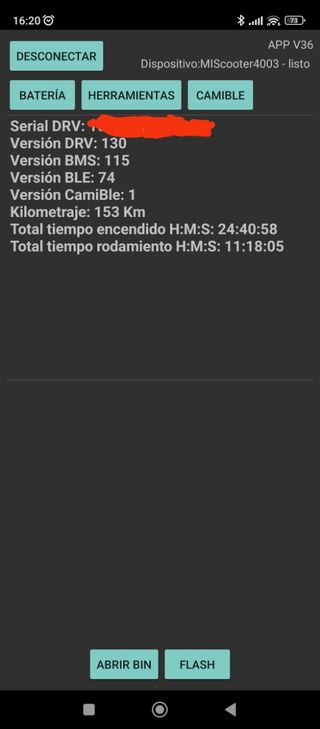 Patinete mejorado Xiaomi m365