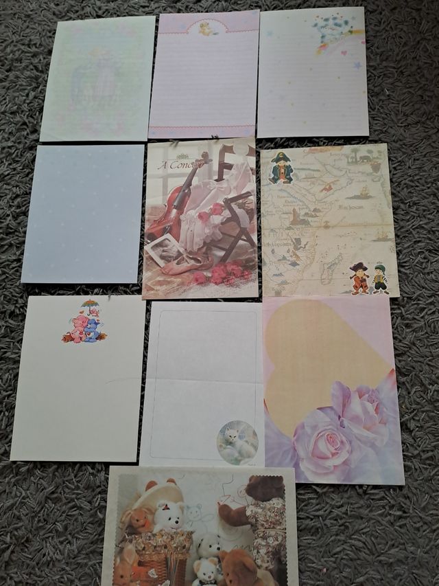 Lote de cartas perfumadas