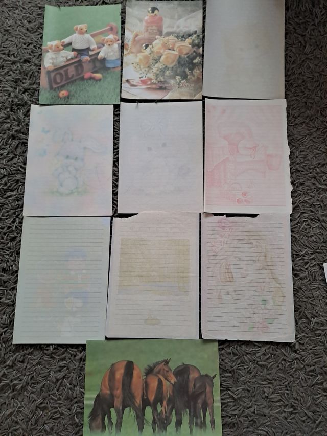 Lote de cartas perfumadas