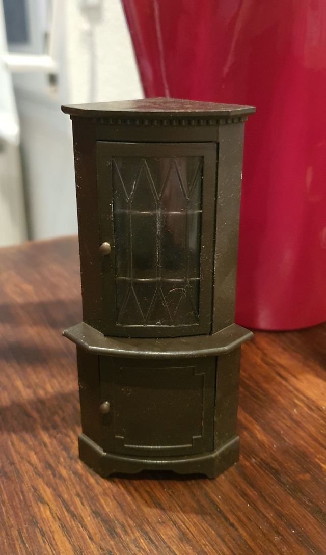 6 piezas Muebles salón casa de muñecas,años 60-70 