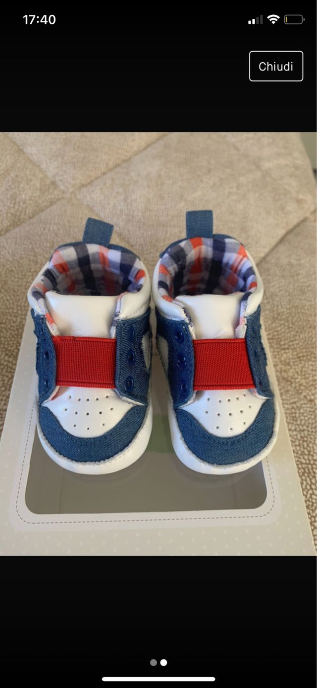 Scarpe neonato chicco n 16