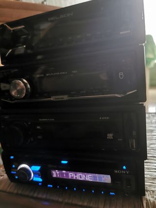 altavoces 45,radios bt desde 25