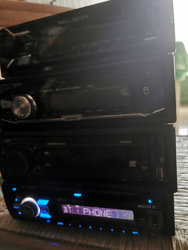 altavoces 45,radios bt desde 25