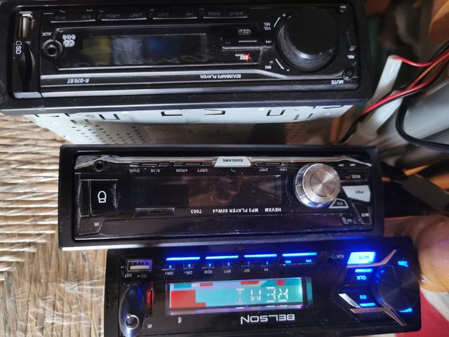 altavoces 45,radios bt desde 25