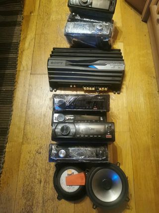 altavoces 45,radios bt desde 25