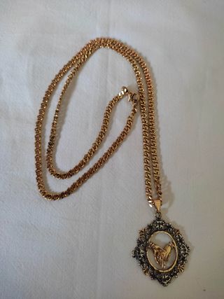 Collar vintage manos enlazadas + Regalo pendientes