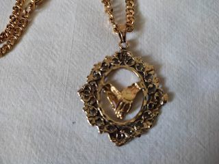 Collar vintage manos enlazadas + Regalo pendientes