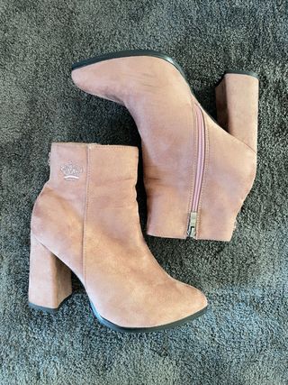 BOTITAS ROSA DE TERCIOPELO