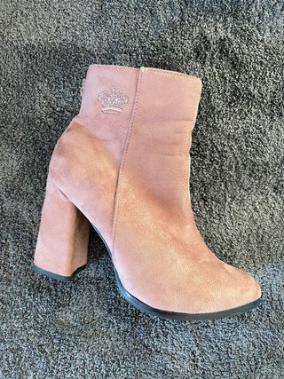 BOTITAS ROSA DE TERCIOPELO