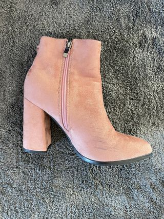 BOTITAS ROSA DE TERCIOPELO