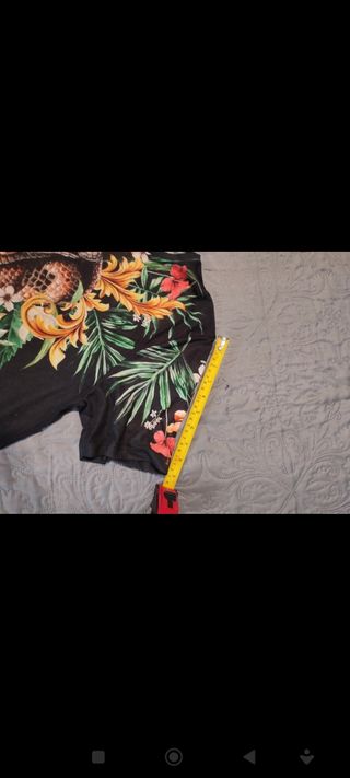 Zara camiseta cobra flora talla M serpiente 