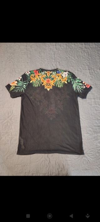 Zara camiseta cobra flora talla M serpiente 