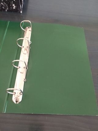 1 Archivador cartoné, verde, 34x26x6cm