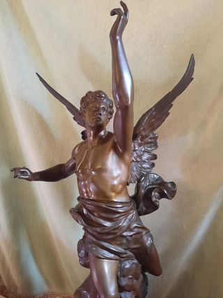 Figura bronce "La Pensée"de E. Picault.