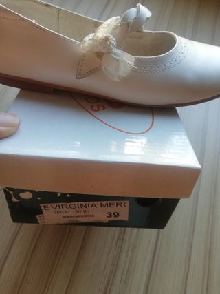 Zapatos de comunión de niña