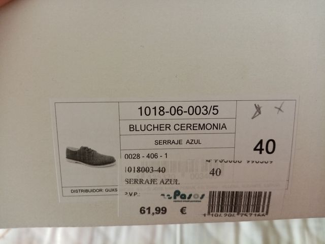 Zapatos comunión 40