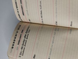 agenda bolsillo 1936 Gordon's cia