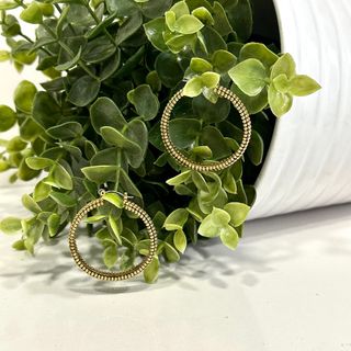 Pendientes dorados vintage 