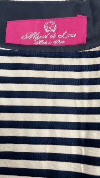 Vestido  de fiesta largo rayas