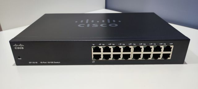 Switch no administrado SF110-16 de Cisco