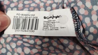 CAMISA DEL CORTE INGLES.TALLA 50.NUEVA!