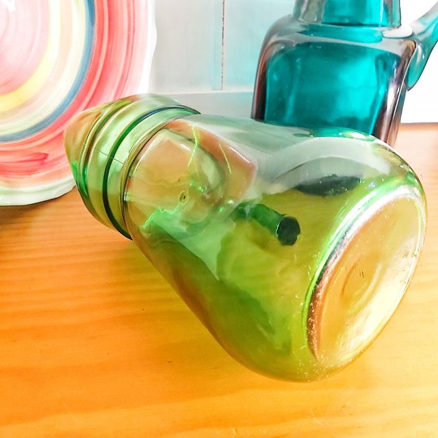 JARRA COLOR VERDE ESTILO DURALEX