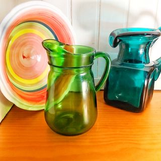 JARRA COLOR VERDE ESTILO DURALEX