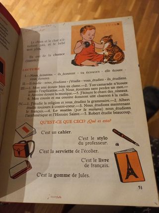 libros escolares años 40