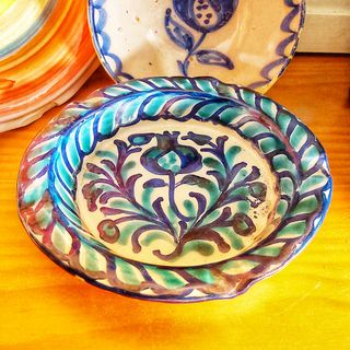 RECIPIENTE CERÁMICA ARTÍSTICA